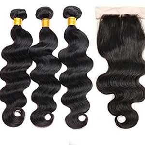 Virgin hair body wave & closure